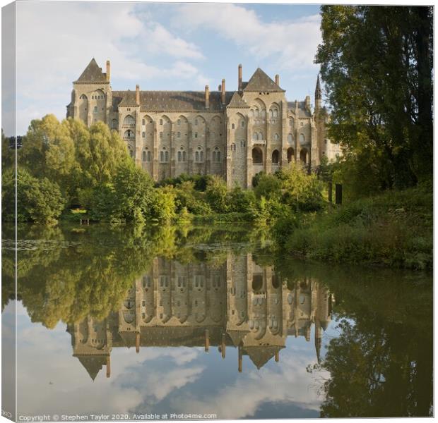 Solesmes Abbey Canvas Print by Stephen Taylor