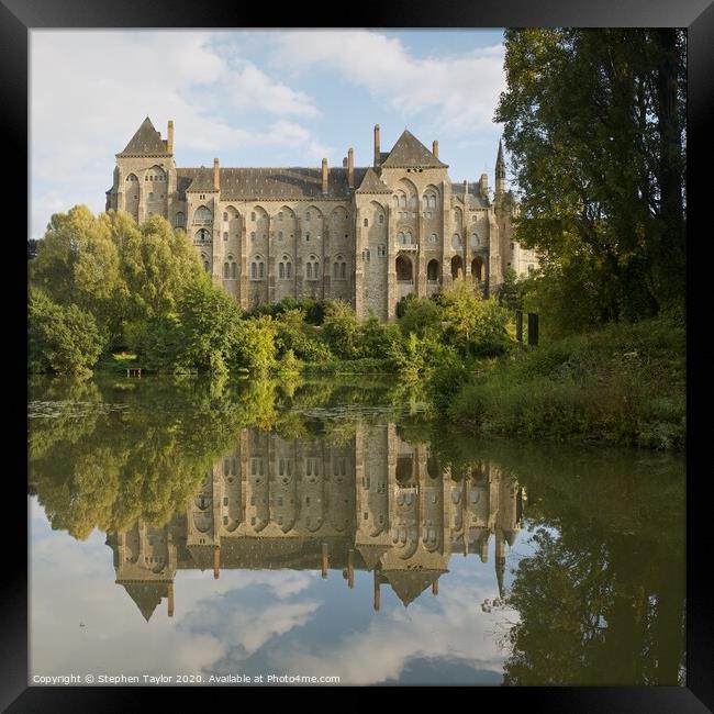 Solesmes Abbey Framed Print by Stephen Taylor