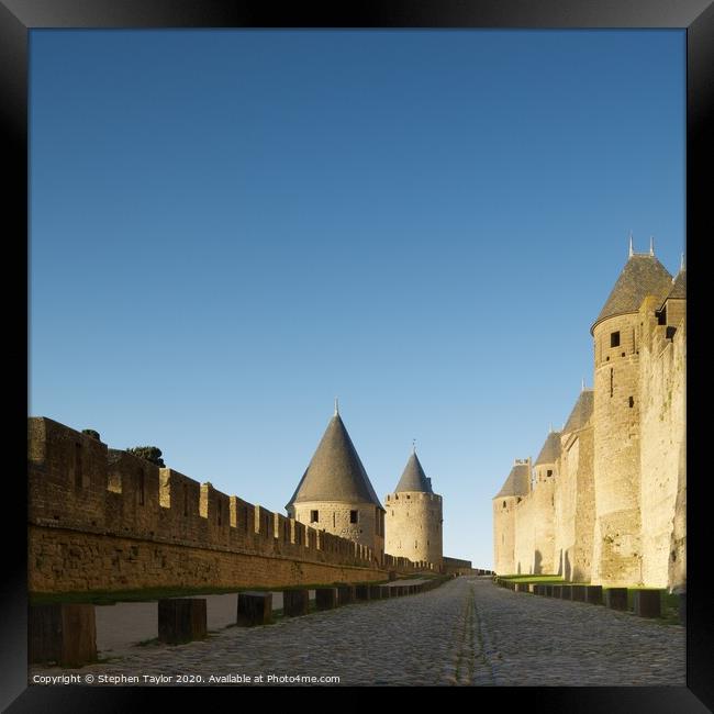Carcassonne Framed Print by Stephen Taylor