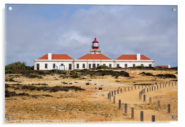 Cape Sardao Lighthouse Acrylic by Angelo DeVal