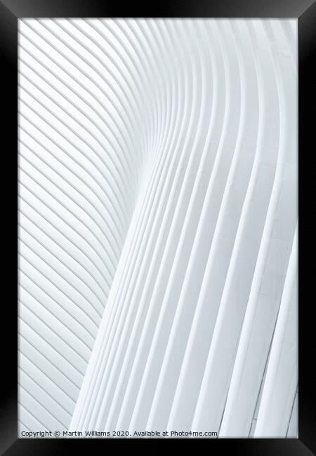 Abstract of the Oculus, New York Framed Print by Martin Williams