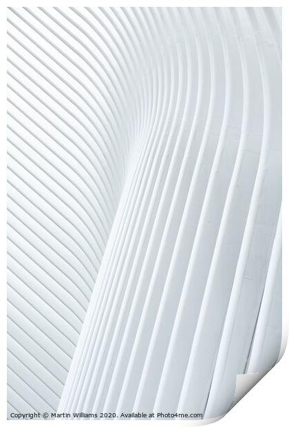 Abstract of the Oculus, New York Print by Martin Williams