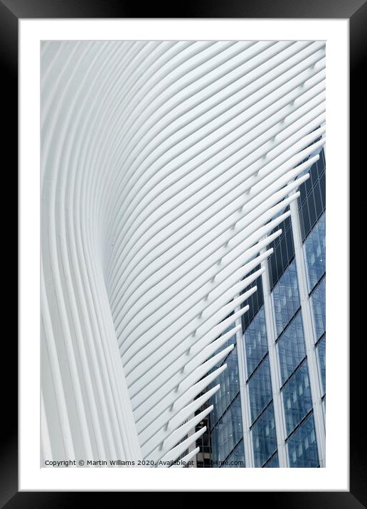 The Oculus, New York Framed Mounted Print by Martin Williams