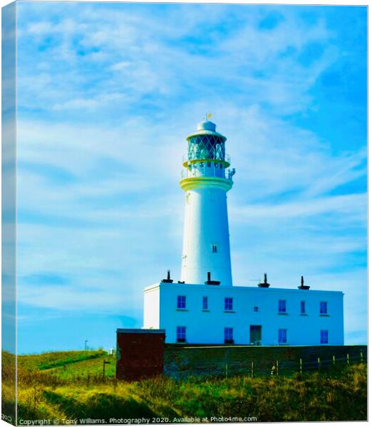 Flamborough Head Lighthouse  Canvas Print by Tony Williams. Photography email tony-williams53@sky.com
