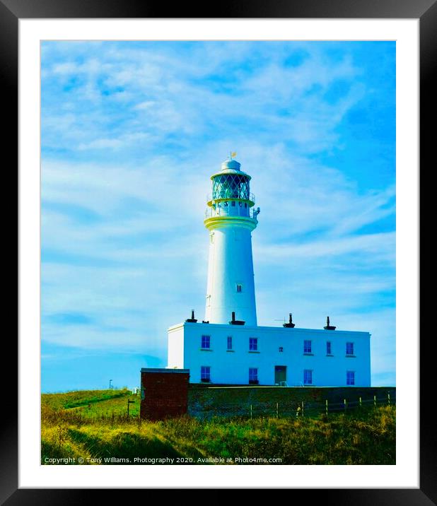 Flamborough Head Lighthouse  Framed Mounted Print by Tony Williams. Photography email tony-williams53@sky.com