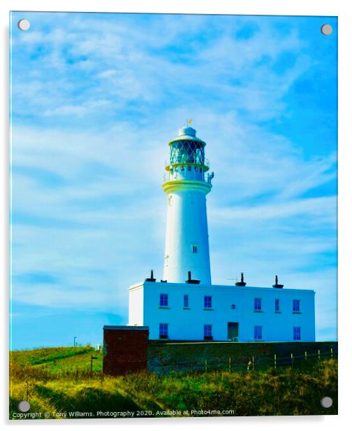 Flamborough Head Lighthouse  Acrylic by Tony Williams. Photography email tony-williams53@sky.com