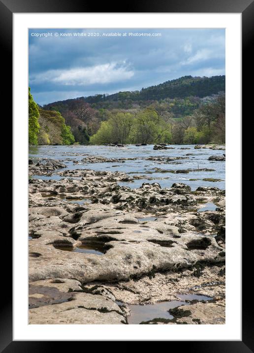 The wonderful Aysgarth Falls Framed Mounted Print by Kevin White