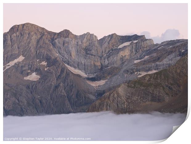 Outdoor mountain Print by Stephen Taylor