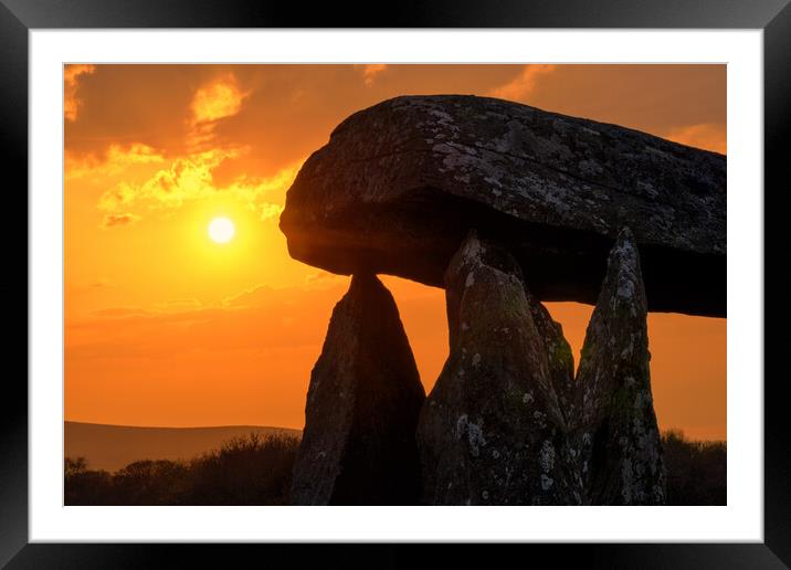Pentre Ifan Burial Chamber Framed Mounted Print by Dean Merry