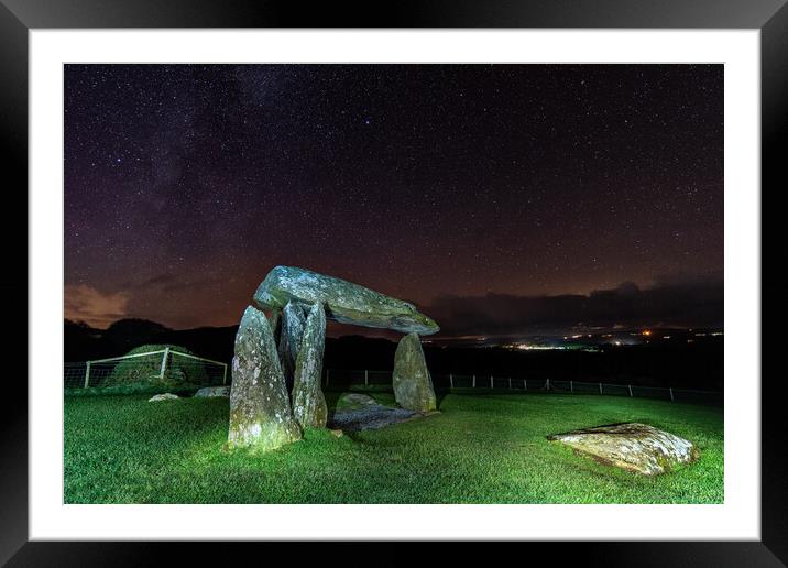 Pentre Ifan Burial Chamber Framed Mounted Print by Dean Merry