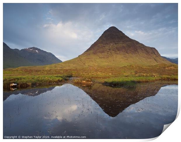 Buachaille Etive Beag Print by Stephen Taylor