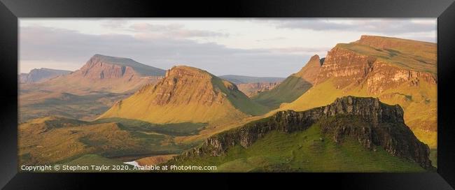 The Quiraing Framed Print by Stephen Taylor