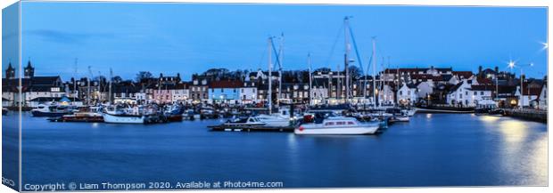 Anstruther at night Canvas Print by Liam Thompson