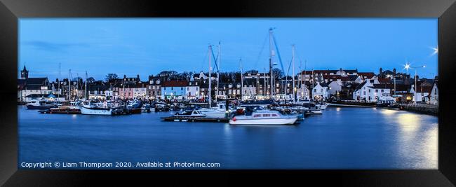 Anstruther at night Framed Print by Liam Thompson