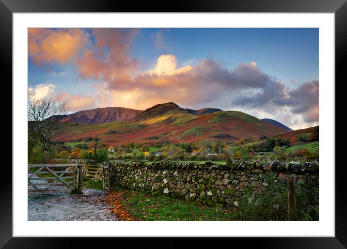 Buttermere Lake Path Framed Mounted Print by Maggie McCall