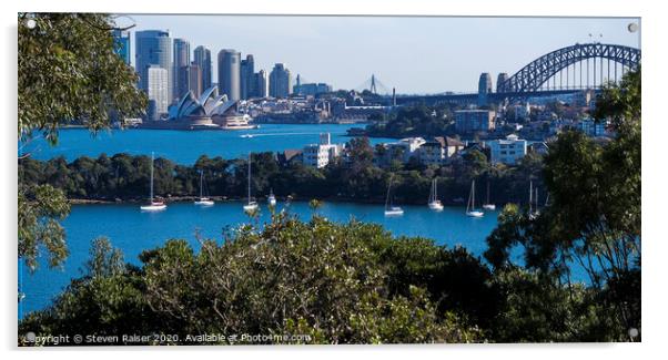 Sydney Harbour, Australia  Acrylic by Steven Ralser