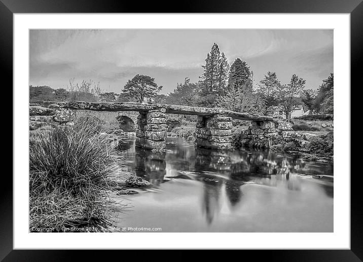 Dartmoor bridge  Framed Mounted Print by Ian Stone