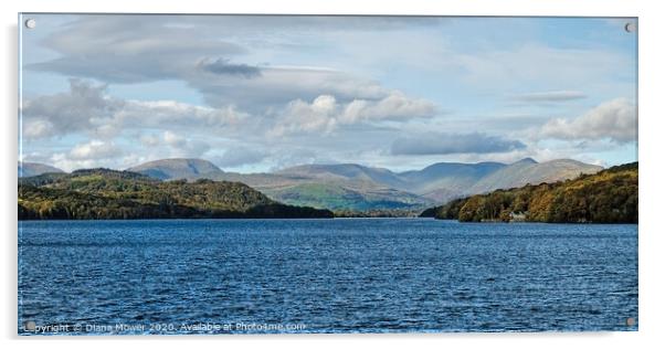 Windermere and The Fairfield Horseshoe Acrylic by Diana Mower