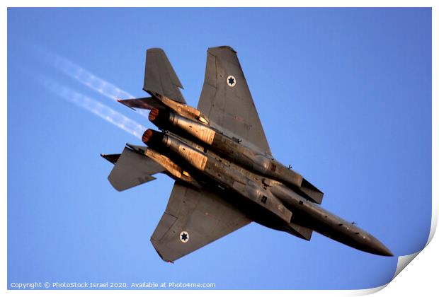 IAF F15I Fighter jet Print by PhotoStock Israel