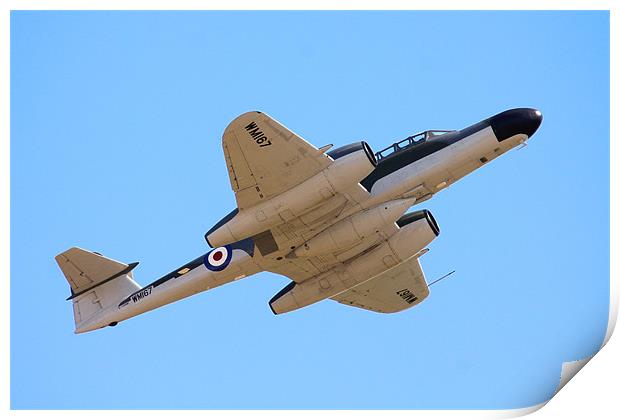Gloster Meteor Print by Oxon Images