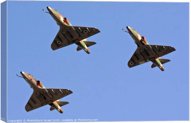 IDF Skyhawk jet Canvas Print by PhotoStock Israel