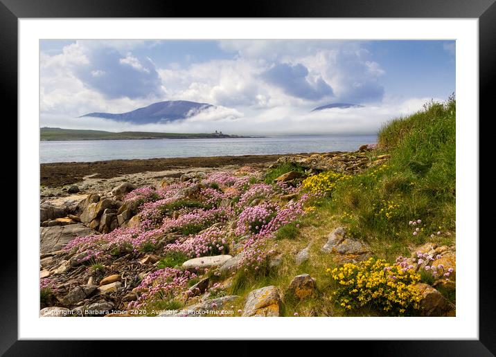 Isle of Hoy in Summer Orkney Scotland Framed Mounted Print by Barbara Jones