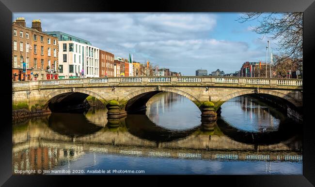 Dublin City Framed Print by jim Hamilton
