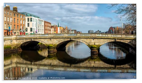Dublin City Acrylic by jim Hamilton