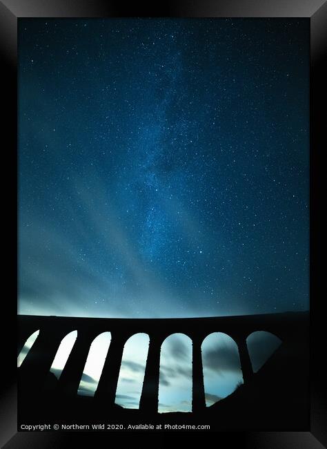Ribblehead Milky way  Framed Print by Northern Wild