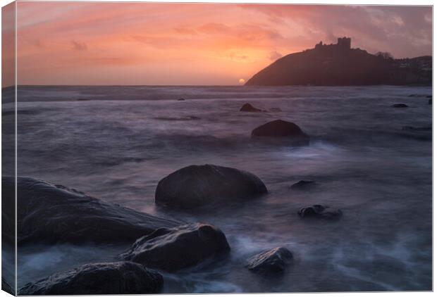Criccieth castle Canvas Print by Rory Trappe