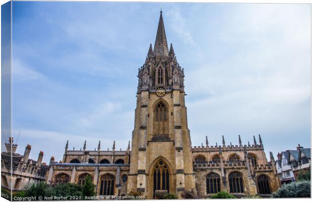 University Church of St Mary  Canvas Print by Neil Porter