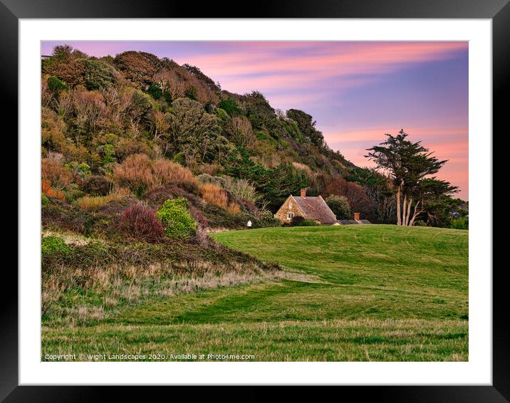 Autumn At Castlehaven Framed Mounted Print by Wight Landscapes