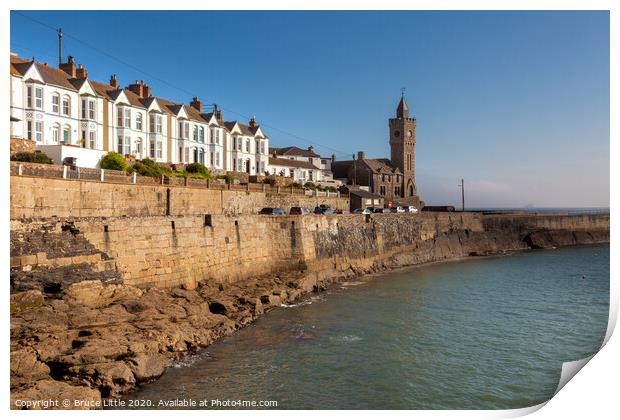 Porthleven View Print by Bruce Little