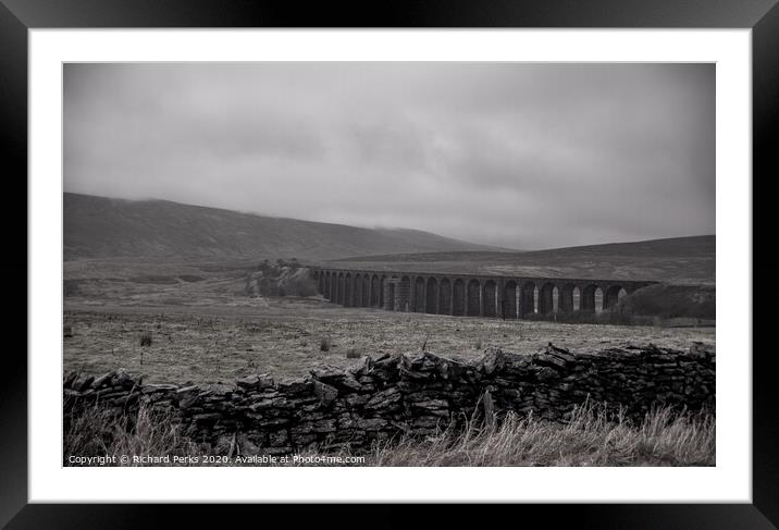 Majestic Viaduct in Yorkshire Framed Mounted Print by Richard Perks