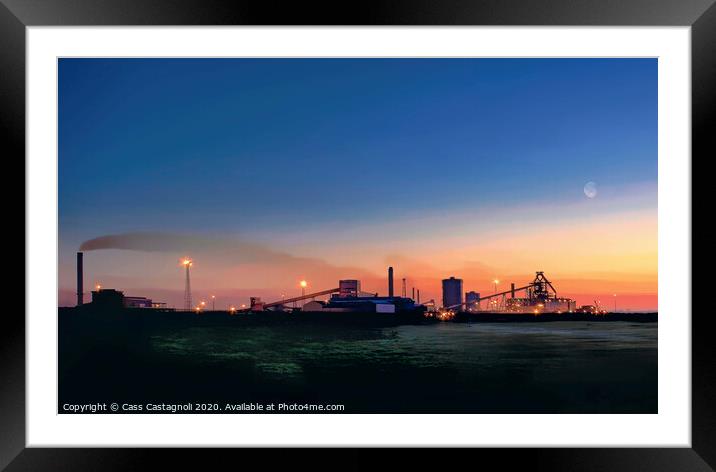 In the Steel of the Night Framed Mounted Print by Cass Castagnoli