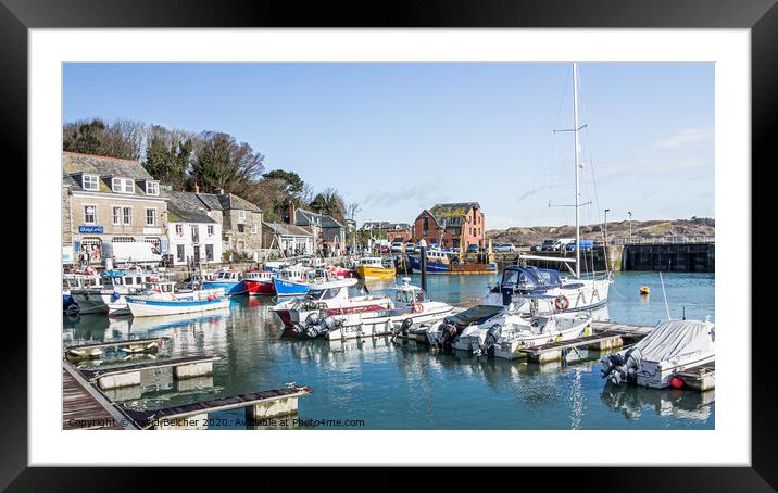 Padstow harbour  Framed Mounted Print by David Belcher