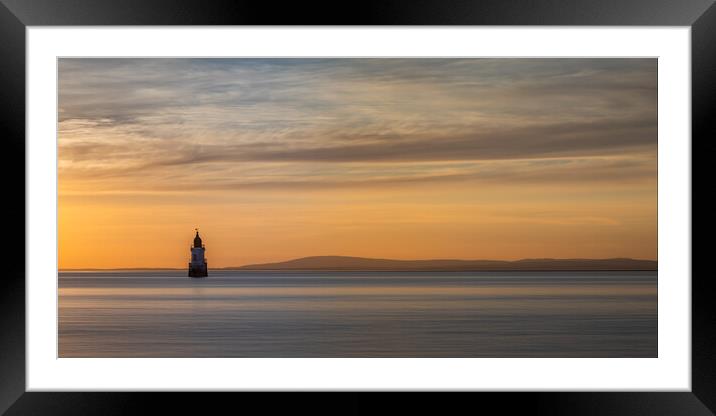 Surreal Plover Scar Lighthouse  Framed Mounted Print by Phil Durkin DPAGB BPE4