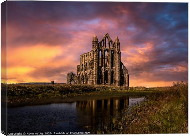 Whitby 'Mysteries Of The Abbey' Canvas Print by KJArt 