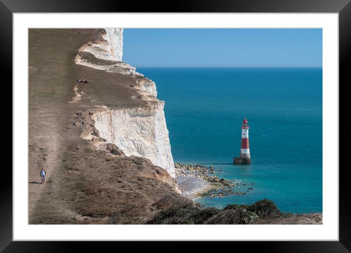 Beachy Head Lighthouse  Framed Mounted Print by Wendy Williams CPAGB
