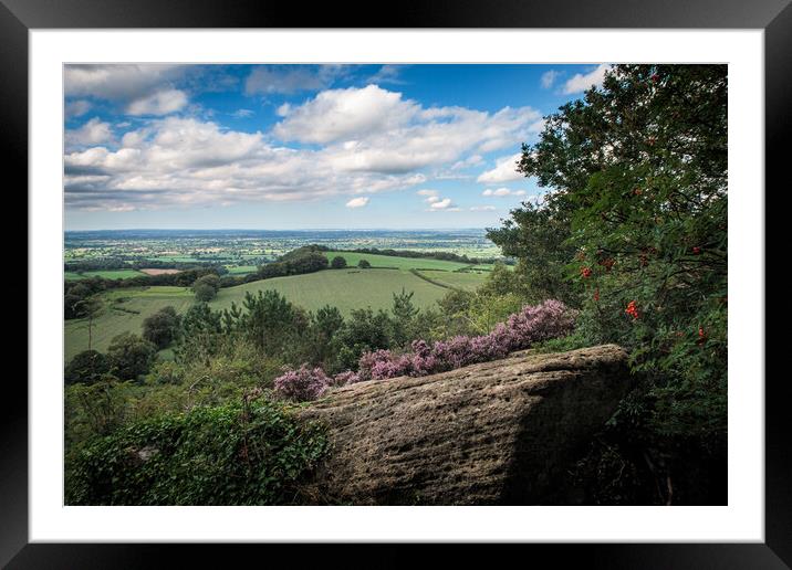 Overlooking the Cheshire Plain Framed Mounted Print by Wendy Williams CPAGB