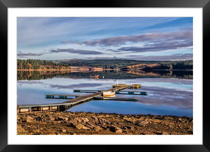 Enchanting Kielder: Forest, Reservoir, and Beyond Framed Mounted Print by Holly Burgess