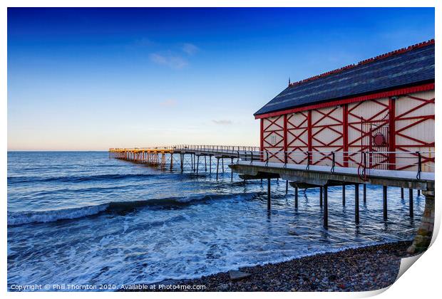 Saltburn-by-the-Sea Pier No. 2 Print by Phill Thornton