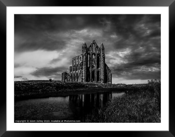 Whitby 'Reflections Of Times Past' Framed Mounted Print by KJArt 