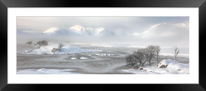 Rannoch Moor Winter Framed Mounted Print by Grant Glendinning