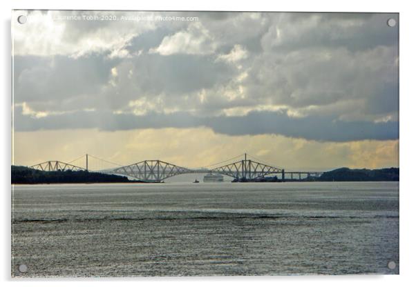 Firth of Forth Bridge Acrylic by Laurence Tobin