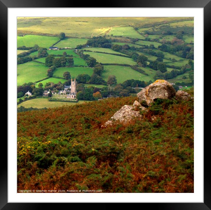 Majestic Moorland Cathedral Framed Mounted Print by Stephen Hamer
