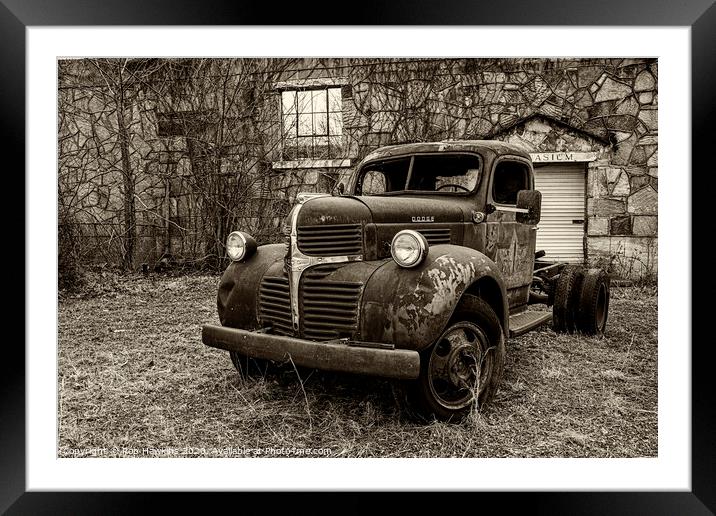 Rusting Classic Framed Mounted Print by Rob Hawkins