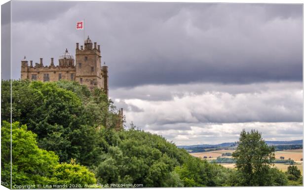 Bolsover castle, Derbyshire Canvas Print by Lisa Hands