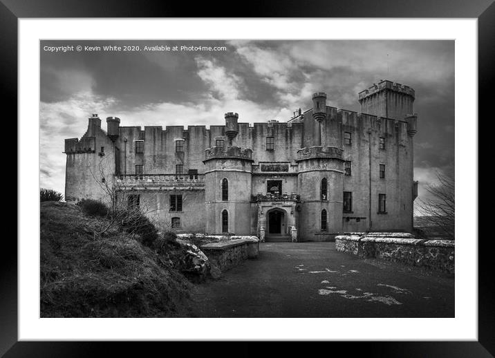 Dramatic Dunvegan Castle  Framed Mounted Print by Kevin White