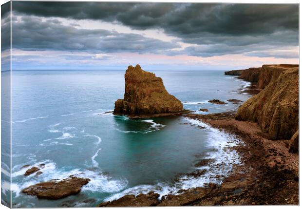 Duncansby Sea stack Canvas Print by Grant Glendinning